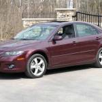 Photo courtesy of Clallam County Sheriffs Office/ Local law enforcement officials say a man wanted in connection with a suspected arson was driving a 2006 maroon Mazda 6.