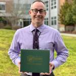 Photo by Olympic Medical Center 
Shawn Gould, an oncology nurse at Olympic Medical Cancer Center, was recently honored with the DAISY Nurse Leader Award.