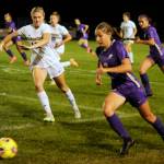 Sequim Gazette file photos by Michael Dashiell
Sequims Taryn Johnson, right, was named the Peninsula Daily News All-Peninsula Girls Soccer Team MVP for the second consecutive season.