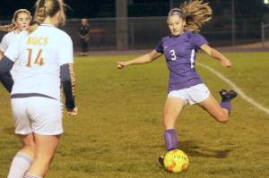 Sequim's Taryn Johnson has scored 72 goals for the Wolves' soccer team in her high school career and will be signing to play for Minnesota State, Mankato. (Michael Dashiell/Olympic Peninsula News Group)