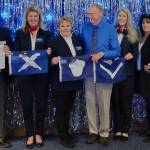 Photo by past commodore Doug Schwarz for Sequim Bay Yacht Club
The Sequim Bay Yacht Club recently installed its new flag officers and board of directors for 2024. They are (from left): commodore Lisa OKeefe; vice commodore Bryan Berreth; rear commodore Erick Scheiderman; secretary Kristie Pease; treasurer Deborah Carlson; trustees Don Berger, Gail Spurr and Victoria Marshall; assistant secretary Barb Diekfuss; assistant treasurer Debbie Denton, and immediate past commodore Sue Baden.