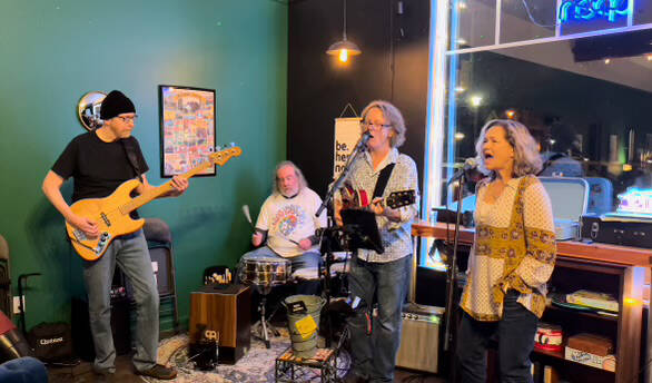Photo courtesy of First Friday Art Walk / Enjoy live music from Mercy Buckets on Jan. 5 at Wild Goddess Brews-n-Bites during the First Friday Art Walk.