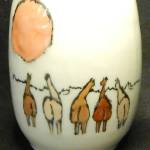 Drama Llamas by Terri Biondolino, a featured artist at the Blue Whole Gallery in February.
