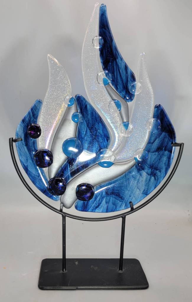 Photo courtesy of Blue Whole Gallery / Winter Fire by Sherri Whetstine, a featured artist at the Blue Whole Gallery in February.