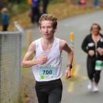 Sequim Gazette file photo by Michael Dashiell
10k winner Langdon Larson of Port Angeles races in the Elwha Bridge Run in 2022.