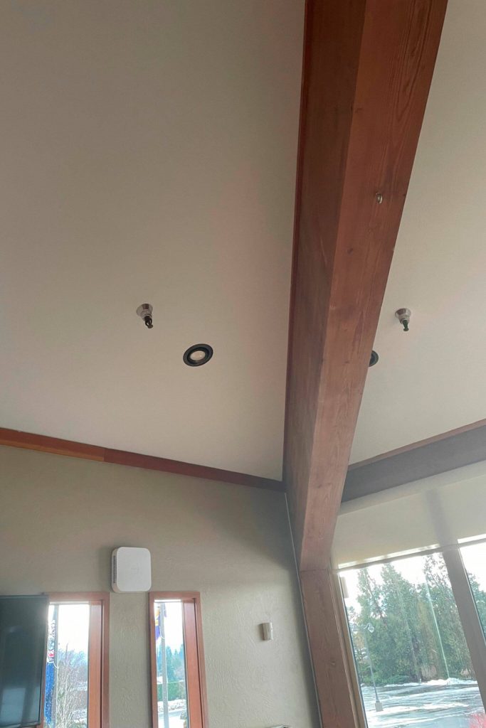 Photo courtesy Cedars at Dungeness/ The Cedars at Dungeness had two sprinklers freeze and break over a four-day period due to the cold weather. One break in the Double Eagle restaurant poured into the banquet room but was repaired the next day. By Thursday afternoon, you wouldnt be able to tell there was ever a leak, said General Manager Chad Wagner.