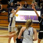 Sequim Gazette photo by Matthew Nash/ Sequims Gracie Chartraw goes for a shot on Jan. 26 against North Mason. Sequim won 73-66.