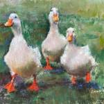 Artwork courtesy of Susan Kuznitsky
Get Your Ducks in a Row by Susan Kuznitsky, a featured artist at La Petite Maison Blanche during the Feb. 2 First Friday Art Walk Sequim.