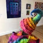 Photo by Diane Urbani/Northwind Art
Sequim artist Lora Armstrongs felted wearable art is part of the Burst of Color exhibition at Northwind Arts Jeanette Best Gallery in Port Townsend.