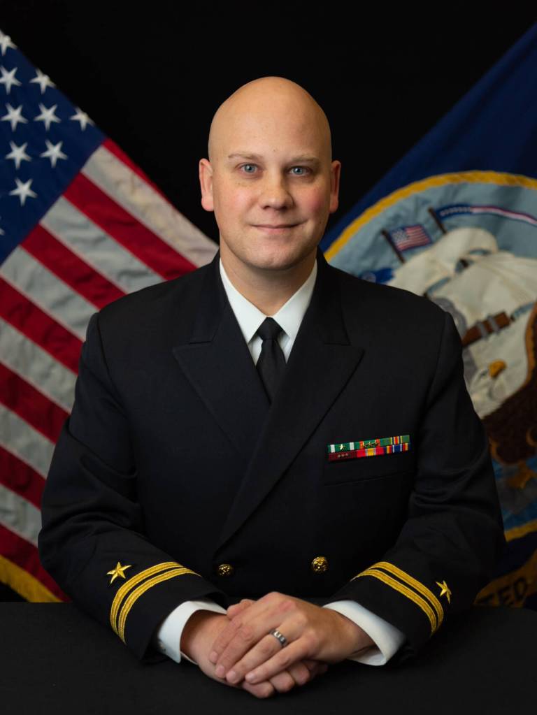 Photo courtesy of Navy Band Northwest / Lt. Joel Thiesfeldt, musical director for Navy Band Northwest.