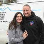 Sequim Gazette photo by Michael Dashiell
Kristal and Jamie Parrish earlier this year purchased Olympic Sewer Drain Cleaning from Steve Paulsen.