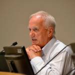 Sequim Gazette file photo by Matthew Nash
Tom Ferrell, seen here at an election forum in 2019, said on Feb. 12 he plans to resign from the Sequim city council on March 31.