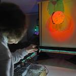 Sequim Gazette photo by Matthew Nash
The Interactive Light Experience exhibit continues on March 1-2 inside the Pioneer Memorial Park Clubhouse for the Sequim Sunshine Festival.