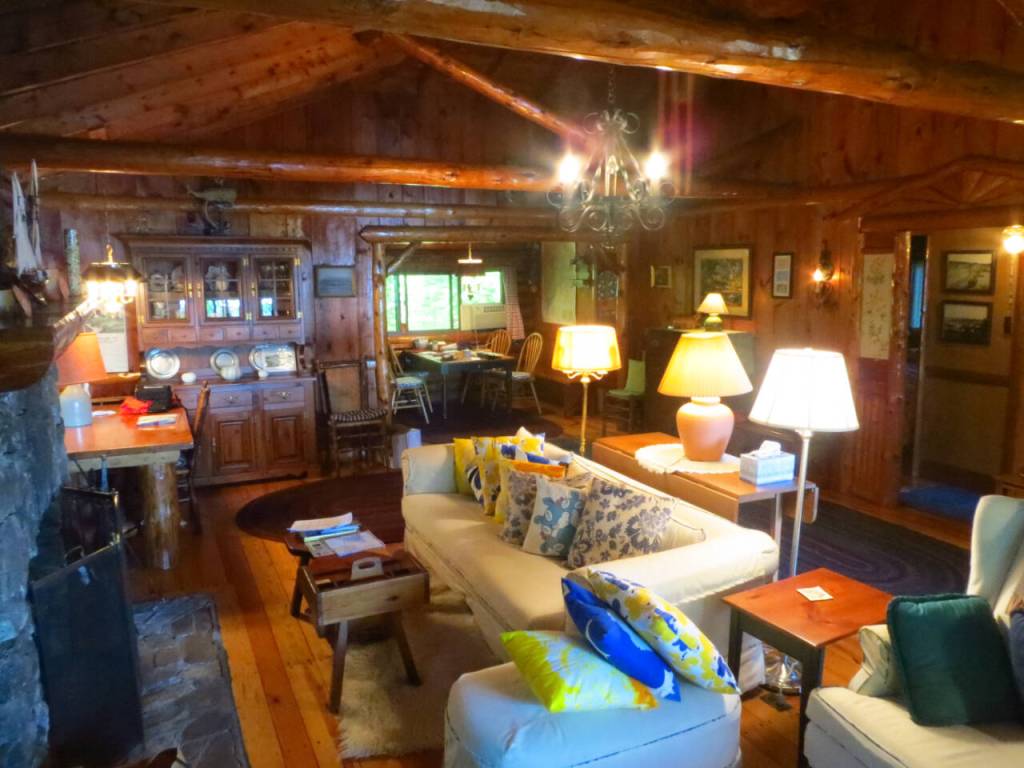 Photo courtesy of Jeff and Louise Davis / One of the many cabins Jeff and Louise Davis rented, complete with canoe plus plenty of comfort.