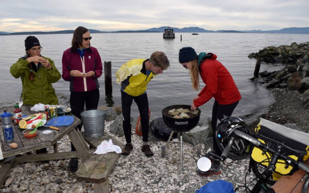 Photo courtesy of Bill Thorness / Just off Chuckanut Drive on the north Washington coast, Taylor Shellfish provides everything needed for a DIY seaside oyster lunch.