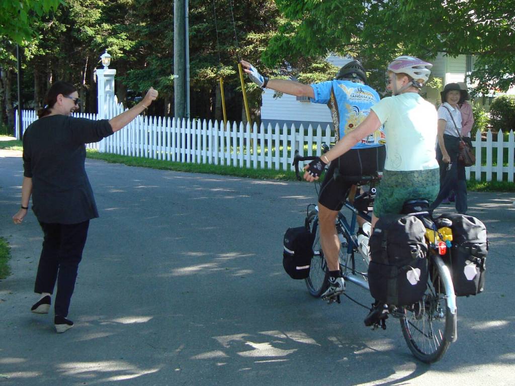Photo courtesy of Tony and Jen Burgess / The start of another day of cycling on Prince Edward Island.