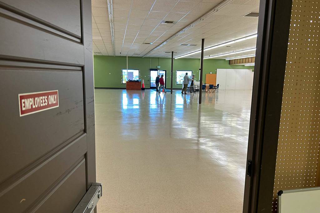 Sequim Gazette photo by Matthew Nash/ The former Fricks Drugs and Brians Sporting Goods space at 609 W. Washington St., Suite 21, will serve as the temporary Sequim Library from April 1 through spring 2025 as construction begins on expanding and renovating the current library at 630 N. Sequim Ave.