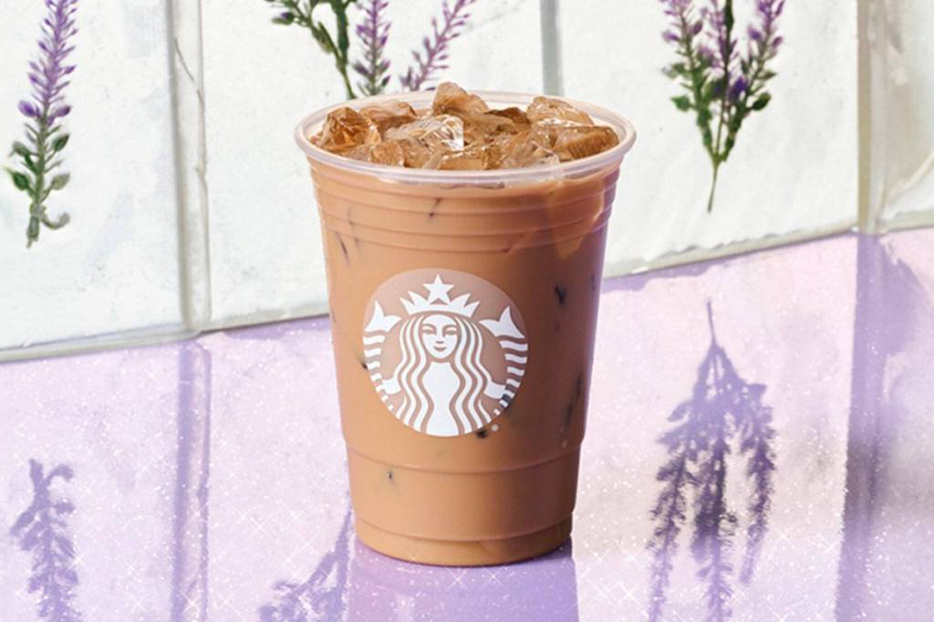 Photo courtesy Starbucks/ Iced Lavender Oatmilk Latte