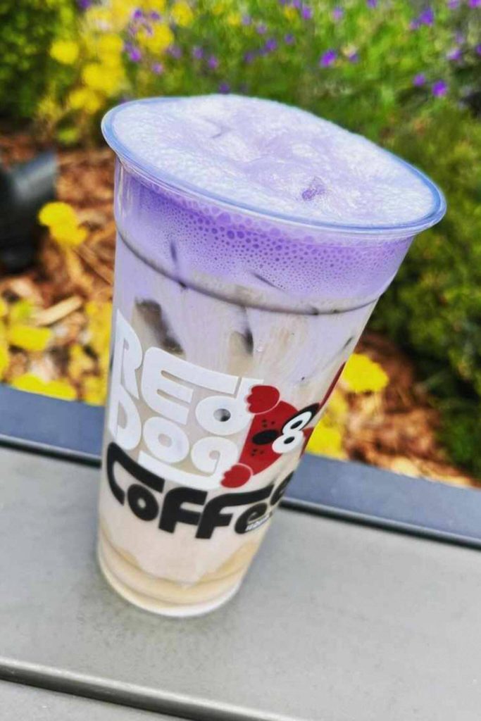 Photo courtesy Reddog Coffee
Lavender-inspired drinks abound at local coffee stands, such as Reddog Coffee.