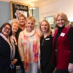 Sequim Gazette photo by Michael Dashiell / The Sequim Hospital Guild Thrift Shop at 204 W. Bell Street will be open from10 a.m.-4 p.m. Thursday, Friday and Saturday, March 21-23. There are plenty of changes inside and out of the shop, which reopened earlier this month after a seasonal closure. Donations accepted and appreciated between 10 a.m.-1 p.m. on Mondays and Tuesdays, and when the shop is open for business. The group is accepting new volunteers. Pictured at the shop  along with Susan Sorenson of KSQM 91.5 FM (in back)  are the guilds current board members: interim treasurer Patti Christie; secretary Brenda Clark; president Deborah Carlson; interim treasurer Patti Christie, and interim vice president Sandra Berryhill-Huish. Not pictured is donations manager Randi Cooper.