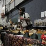 Sequim Gazette photo by Matthew Nash/ David Rogers with Maddies Mushrooms from the Joyce area speaks to visitors of the Soroptimist Gala Garden Show on March 16 inside the Sequim Boys & Girls Club. He said it was his first time at the show and was having a great time and response.