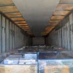 Sequim Gazette photo by Matthew Nash/ By calculations from Olympic Moving and Storage staff, they estimate theyll need to have filled this trailer two-and-a-half times to move all of the Sequim Librarys books to a temporary space during construction.