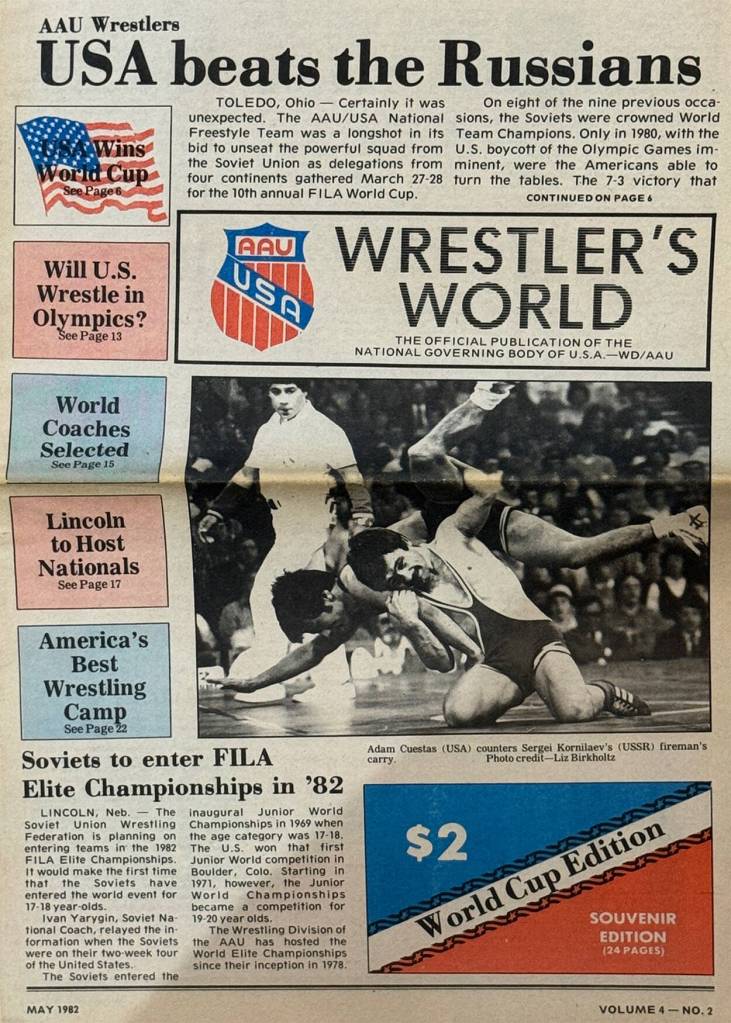 Artwork courtesy of Randy Tomaras / One of many publications Randy Tomaras helped establish to promote wrestling throughout the country.
