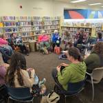 Photo courtesy of North Olympic Library System / The Sequim Library hosts a Yarn Circle from 9-10:30 a.m.on Saturdays in April at its temporary location at 609 W. Washington St.