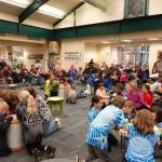 Photo courtesy NOLS/ Nine teams of fourth graders from Clallam County elementary schools participate in the Battle of the Books on March 22 at the Port Angeles Main Library.