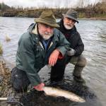 Photo courtesy of Pat Neal / Pat Neal, left, and John Brewer, former Peninsula Daily News editor and publisher.