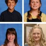 Photos courtesy of Sequim Elks / Sequim students who participated in the annual Americanism Essay Contest, sponsored by the national Elks Lodge, include (clockwise, from top left) River Moxley-Horgan, Olianna Brailey, Paisley Rain Scriver and Kendall Adolphe.