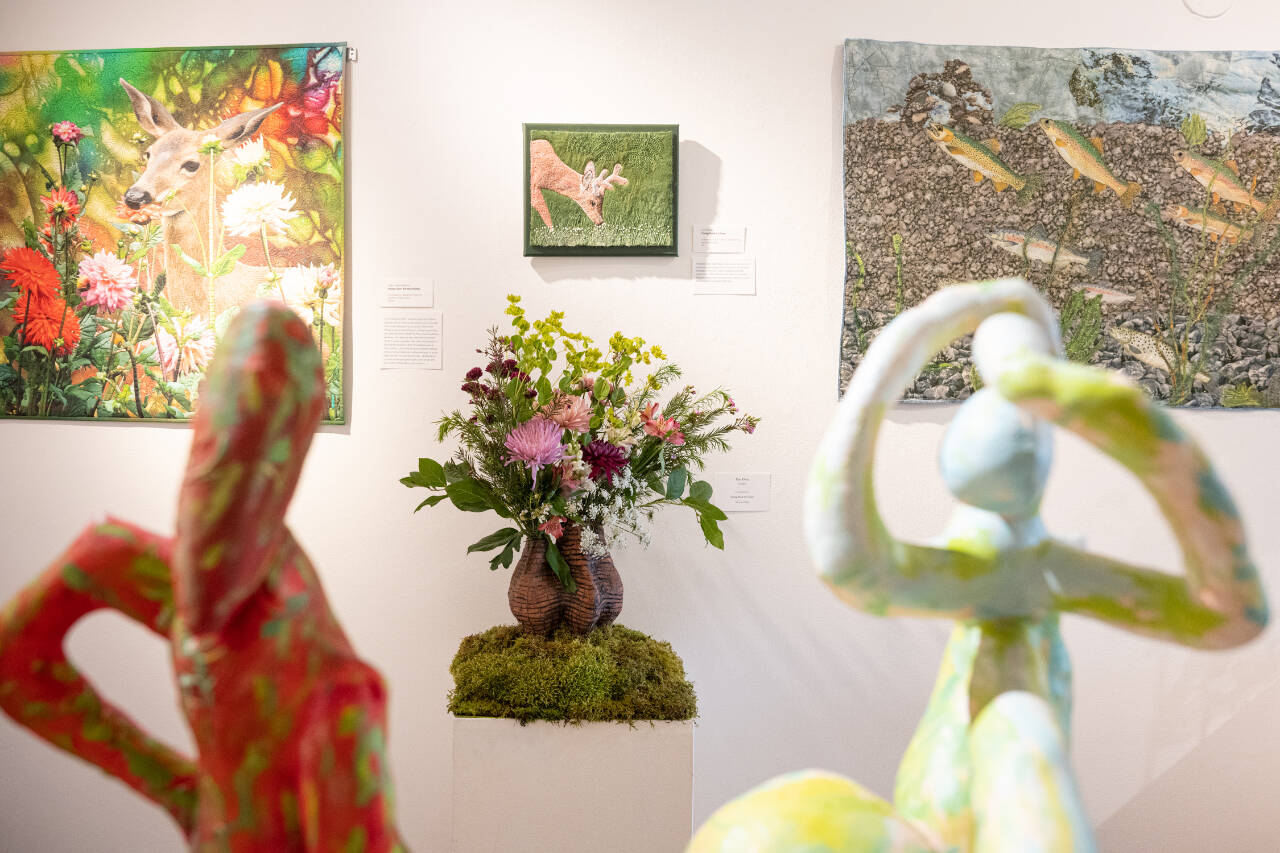 Photo courtesy of Port Angeles Fine Arts Center
The Port Angeles Fine Arts Center hosts its annual Art in Bloom Pop Up exhibit over Mothers Day Weekend, May 10-12.