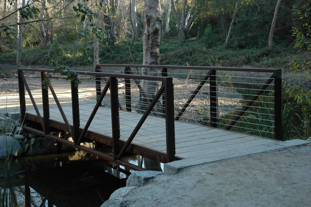 Image courtesy City of Sequim/ Three bridges are set to be replaced in 2025 in Carrie Blake Community Park. City councilors agreed to a contract with Bridge Brothers to make the steel bridges and deliver them for just over $295,000 plus a 10% contingency.