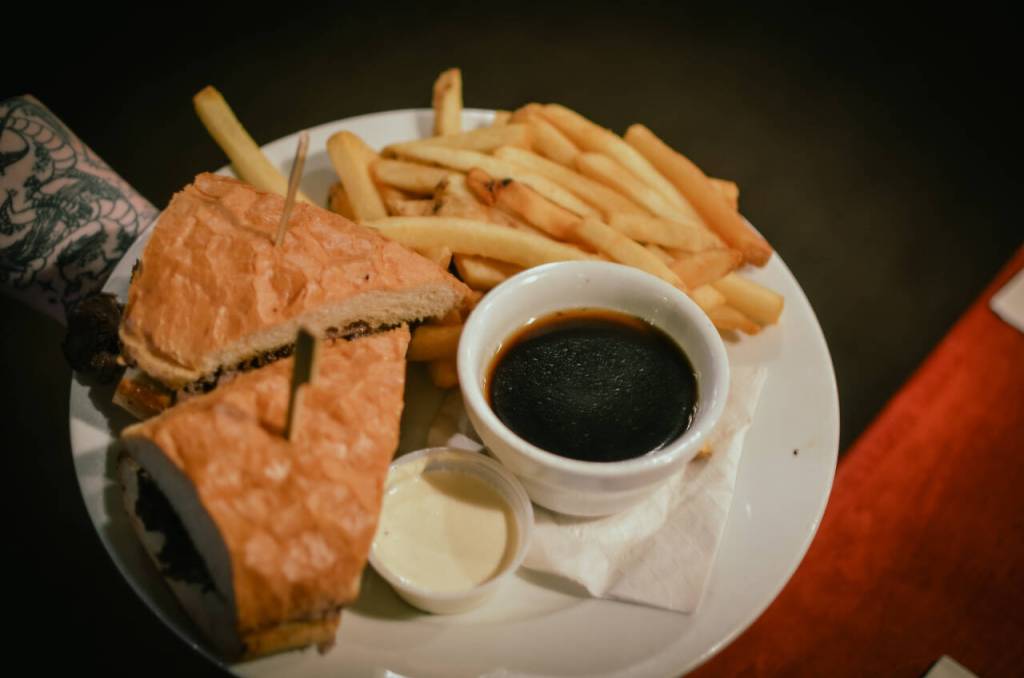 Sequim Gazette photo by Elijah Sussman / The Oasis Prime Rib Dip. May 5.