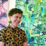 Photo courtesy of Northwind Art
Jaiden Dokken of Sequim, pictured at the Jeanette Best Gallery in Port Townsend, is Northwind Arts new exhibits coordinator.