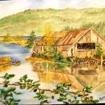 Artwork courtesy Steve Vogel
John Browns Mill on Discovery Bay (above) and Sequim Buoy are oil paintings by Steve Vogel on display inside Sequim Museum and Arts for the month of June.