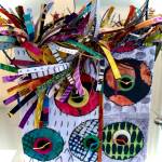 Photo courtesy of / Frizzle & Circle Play by Debra E. Olson, one of 15 artists whose work is on display as part of the Small Treasures show  featuring unique works by 15 members of the Peninsula Fiber Artists group at the A. Milligan Art Studio & Gallery in June.