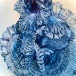 Photo courtesy of Cathie Wier / Whirlpool Swirls by Debra E. Olson, one of 15 artists whose work is on display as part of the Small Treasures show  featuring unique works by 15 members of the Peninsula Fiber Artists group at the A. Milligan Art Studio & Gallery in June.