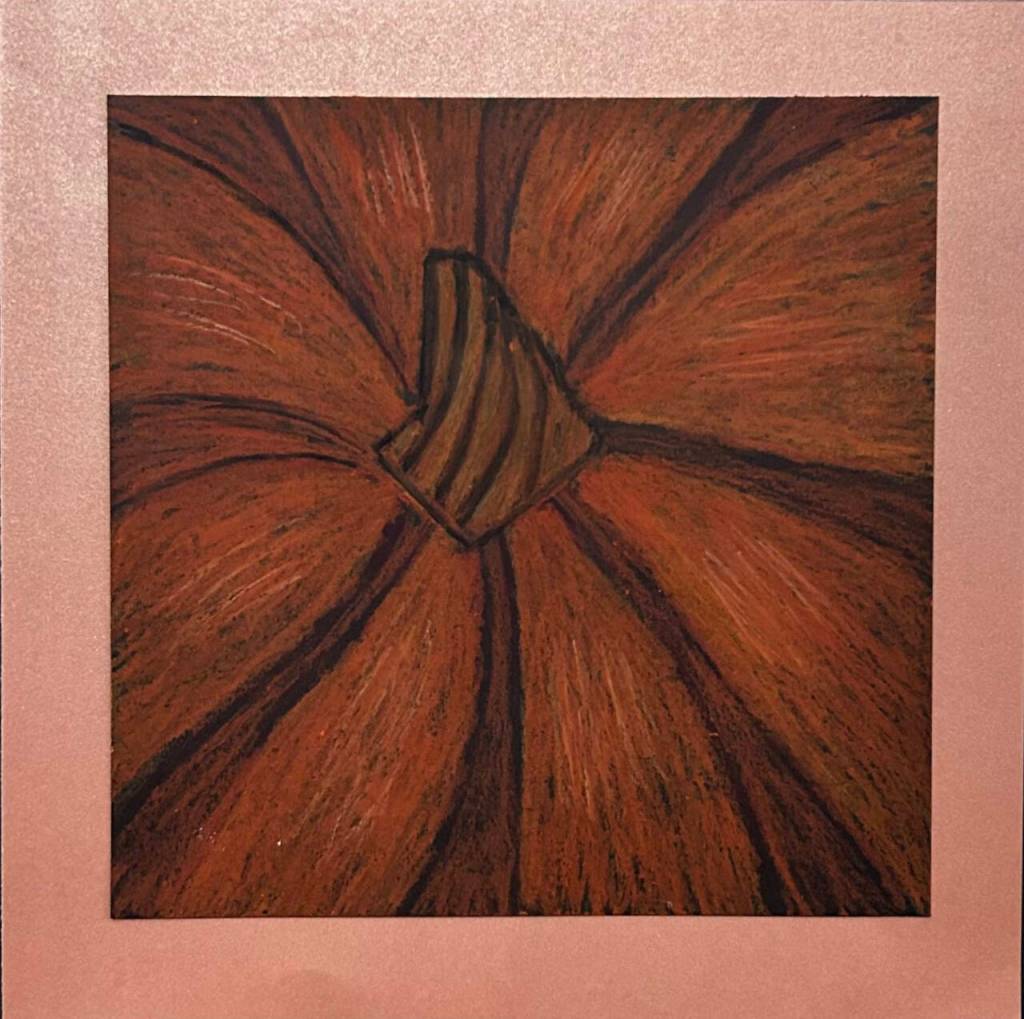 Sixth-grader Kale Ward-Louderback took first place at the Olympic Christian Schools 2024 Art Festival with Pumpkin Patch.