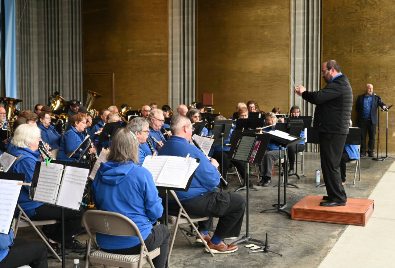 Photo by Richard Greenway / Sequim City Band / The Sequim City band offers Broadway Favorites at its next concert, held at the James Center for Performing Arts bandshell on June 9.