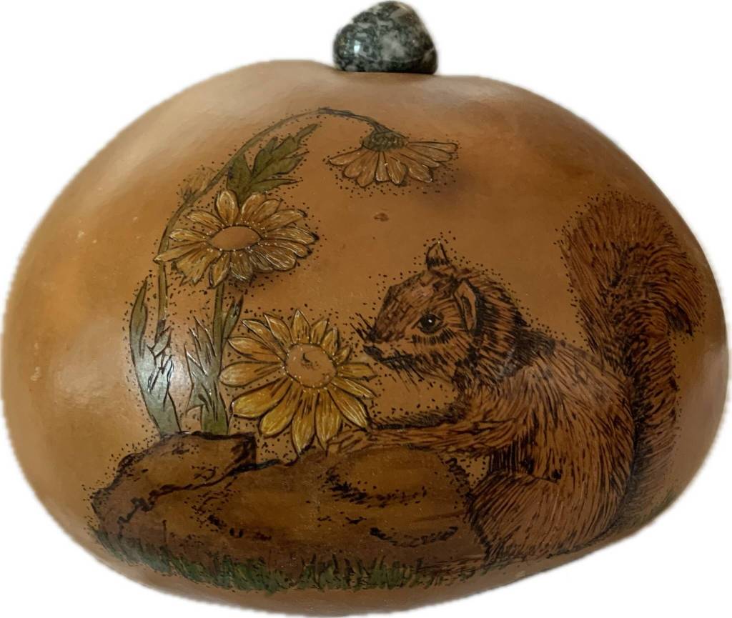 Photo courtesy of Blue Whole Gallery
Smell The Daisies by Jane Smith, a featured artist at the Blue Whole Gallery in July.