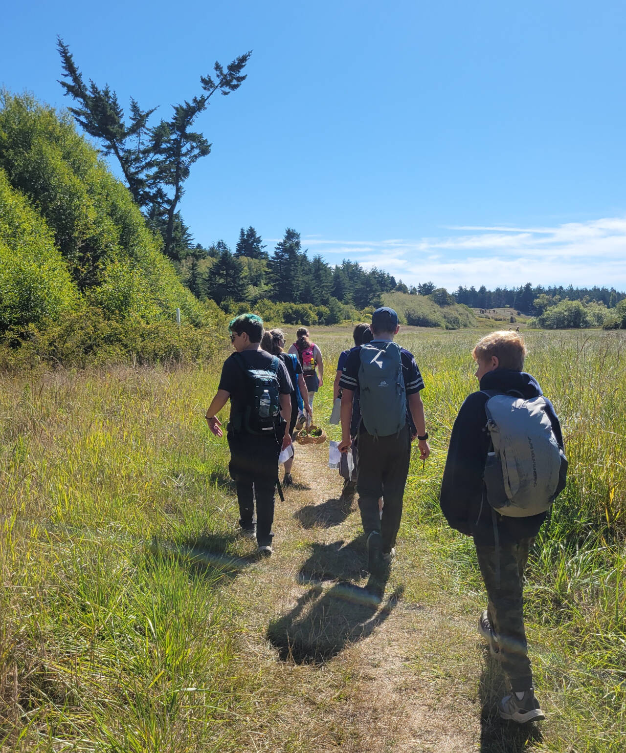 Photo courtesy of Olympic Peninsula YMCA / Sequim YCMA has a Find Your Trail hiking program for teens of ages 12-17 where staffers lead youngsters on local trails and teach them about outdoor leadership.