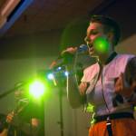 Sequim Gazette photo by Elijah Sussman / Sadie Sprenger and SuperNostalgic entertain the Sequim Elks Club crowd on May 4.