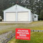 Sequim Gazette photo by Matthew Nash
Lost Mountain Fire Station 36 will be listed through Mark N. McHugh Real Estate tentatively this week to help offset construction costs for a new Carlsborg Fire Station 33.