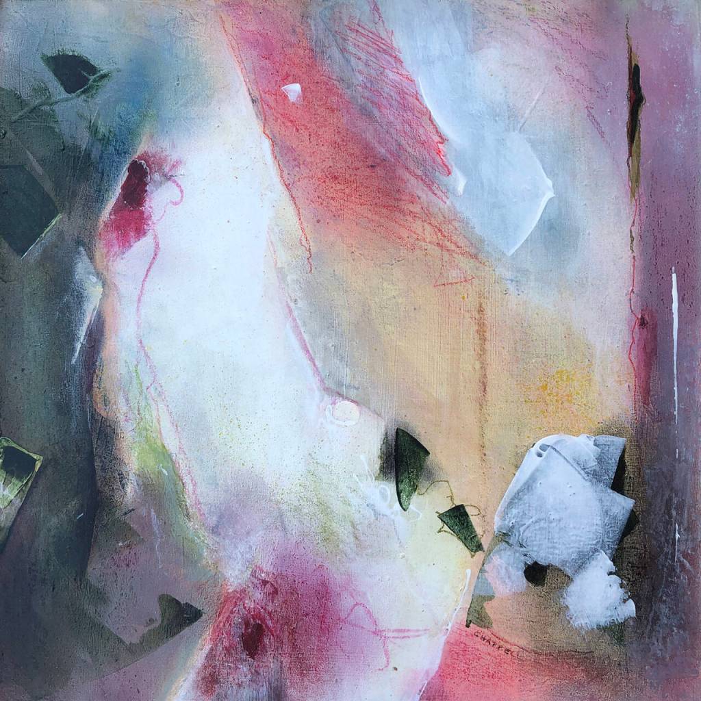 Artwork courtesy of Jeannine Chappell / A Blush of Rose by Jeannine Chappell, a featured artist at the Blue Whole Gallery in July.
