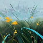 Artwork courtesy of Jinx Bryant / Fields of Grasses by Jinx Bryant, a featured artist at the Plein Air Inspirations exhibit at the A. Milligan Art Studio & Gallery during the First Friday Art Walk Sequim on July 5.