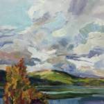 Artwork courtesy of Marian Morris / West Across Sequim Bay by Marian Morris, a featured artist at the Plein Air Inspirations exhibit at the A. Milligan Art Studio & Gallery during the First Friday Art Walk Sequim on July 5.
