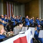 Photo by Richard Greenway/Sequim City Band / Trumpets and trombones play out The Stars and Stripes Forever at the 2022 Sequim City Bands Fourth of July concert in 2022.