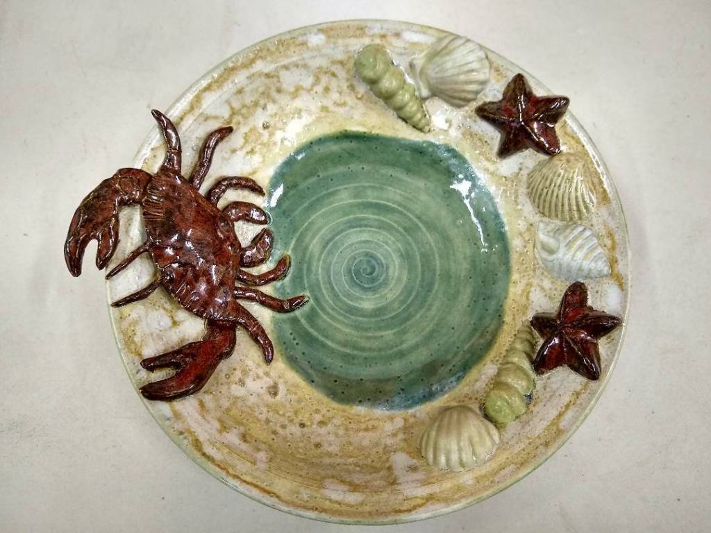 Photo courtesy of Janet Piccola / By The Sea by Janet Piccola, one of the featured artists at the Blue Whole Gallery in August.