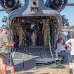 Sequim Gazette file photo by Emily Matthiessen / A United States Army Night Stalkers helicopter, a War Bird 3789, part of the Evil Empire company, is open for public viewing at the Unity of Effort event in 2023. The annual event is billed as a chance for the community to thank first responders and military professionals that keep communities and the nation safe and hosted by Security Services Northwest Inc. and Fort Discovery, Inc.
